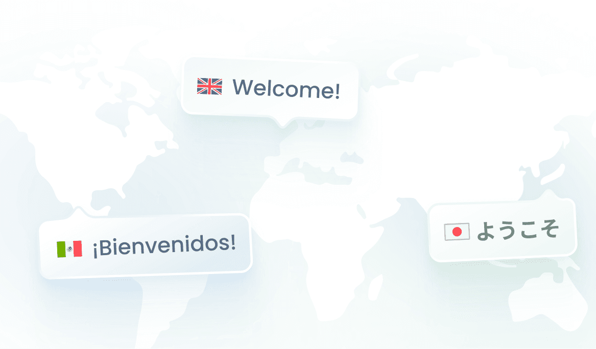 Multi-language content illustration