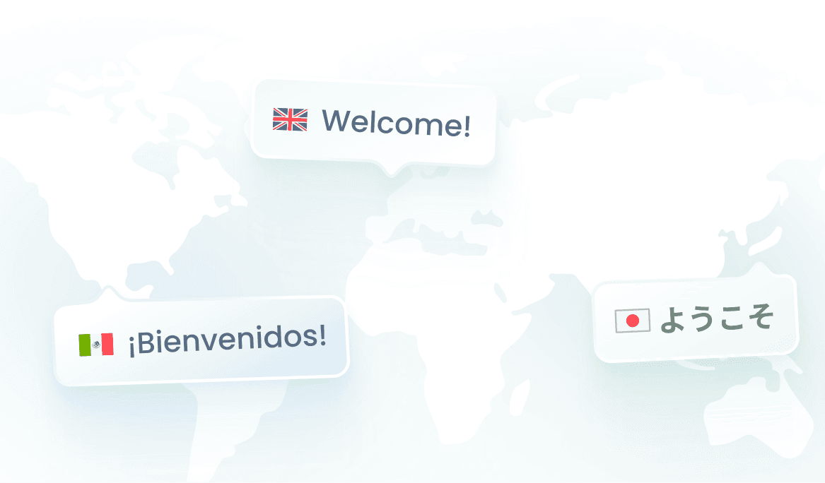 Multi-language content illustration