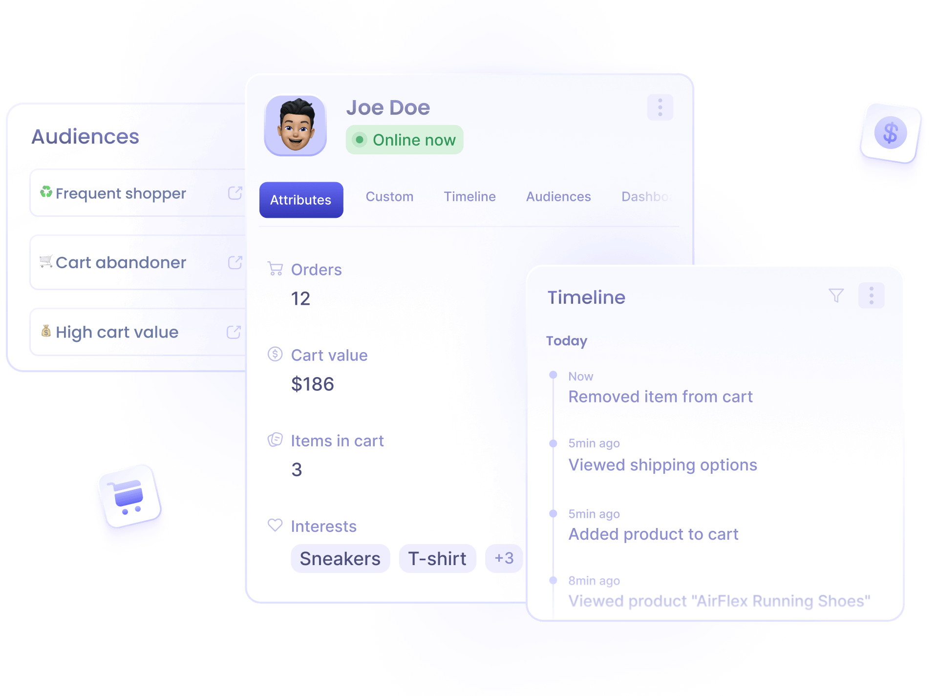 Real time data illustration