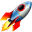 Rocket emoji