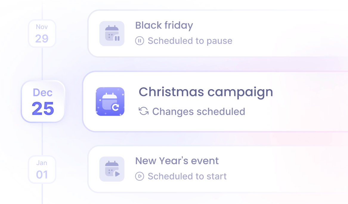 Scheduling illustration