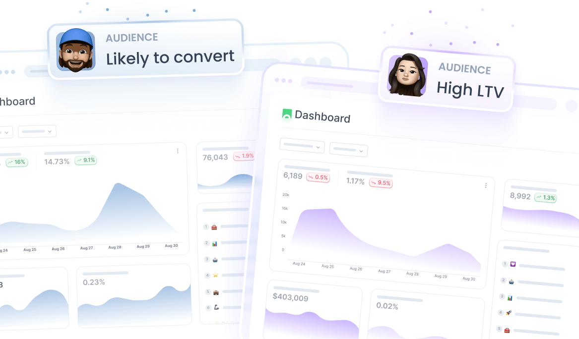 Segmented analytics illustration