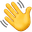 Waving hands emoji